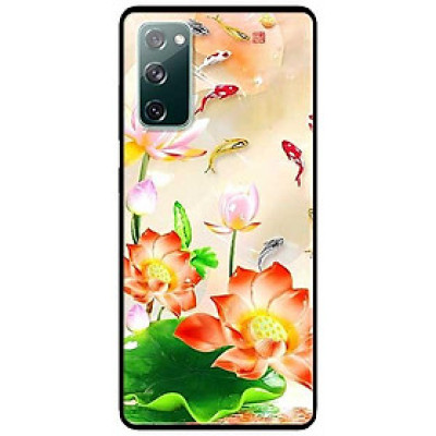 Ốp lưng dành cho Samsung A90 - Samsung S20 FE mẫu Sen Đỏ Và Koi