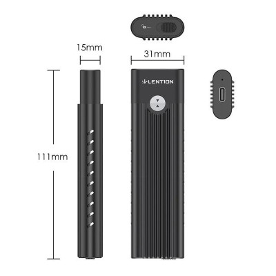 Box ổ cứng SSD M.2 NVMe LENTION C9S Hàng Chính Hãng