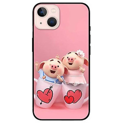 Ốp lưng dành cho Iphone 13 Mini - Iphone 13 - Iphone 13 Pro - Iphone 13 Pro Max - Hai Chú Heo Ly Cặp