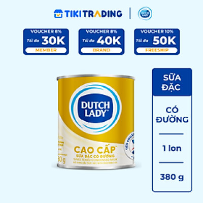 Sữa đặc có đường Dutch Lady cao cấp 380g