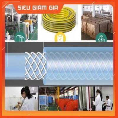 Bộ dây vòi xịt nước rửa xe, tưới cây . tăng áp 3 lần, loại 7m, 10m 206587 cút sập,nối đen + tặng mở chai