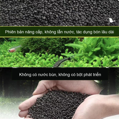 Phân nền thủy sinh DIAMAX AQUA 2KG + 2 Xốp Lọc Bể Cá 90x30cm vật liệu lọc nước hồ cá siêu sạch 