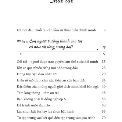 Sách - Tâm Lý Học Cho Lứa Tuổi 30