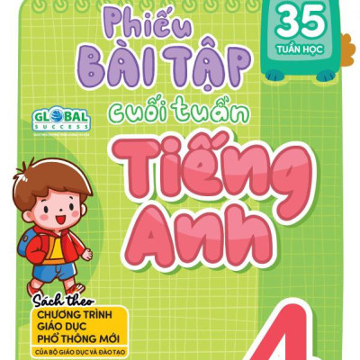 Phiếu Bài Tập Cuối Tuần Tiếng Anh - Lớp 4