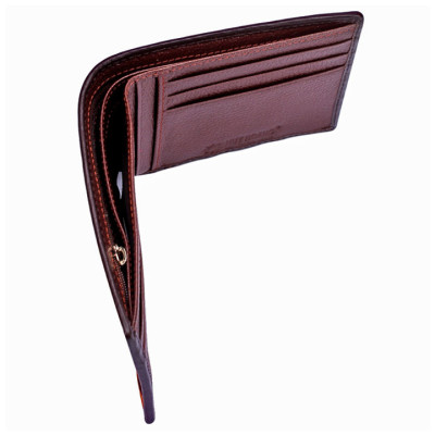 Ví nam Huy Hoàng da cá sấu gai lưng màu đen, nâu đỏ, vàng bò, nâu đất HT2210-11-12-43