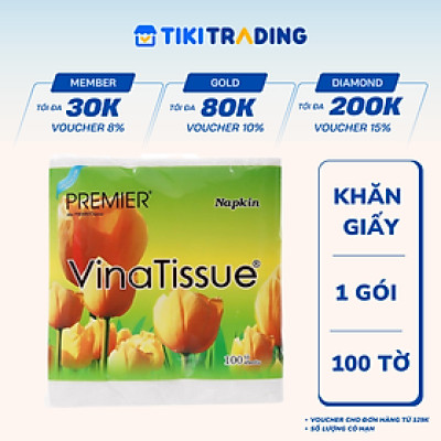 Khăn Ăn Premier VinaTissue 100 Tờ
