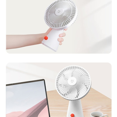 Quạt để bàn Xiaomi tích điện Rechargeable Mini Fan - Hàng Chính Hãng