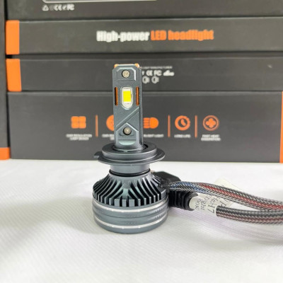 Đèn Pha/ Cos Ô tô VinFast, Đèn Led VF3/ VF5-Pro 6000K Canbus cắm chân đèn nguyên bản dòng cao cấp ống đồng đen siêu bền