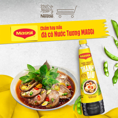 Nước tương MAGGI đậu nành thanh dịu 700ml