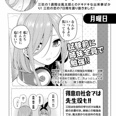 五等分の花嫁　キャラクターブック　三玖 - Go Tobun no Hanayome