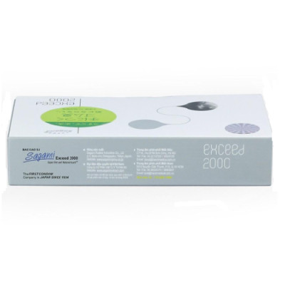 Bao Cao Su Mỏng Sagami Exceed 2000 - 12s - Nhập Khẩu Nhật Bản