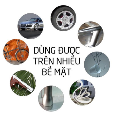 Bình Sơn Chrome Inox hóa bề mặt tránh rỉ Sét - phủ bóng Bóng Sáng siêu đẹp