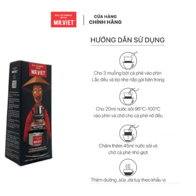 Cà Phê Rang Xay Real - Strong - Orginal MR.VIET (250g)