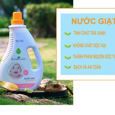 Nước giặt hữu cơ Layer Clean 2 lít  hương nước hoa