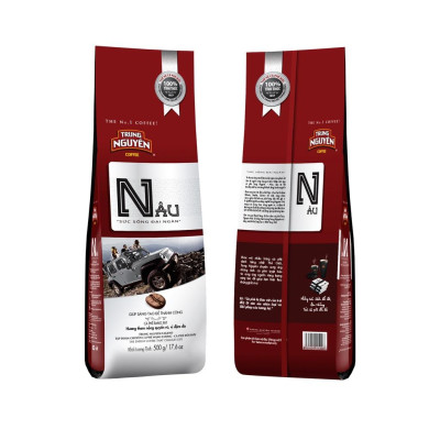 Cà Phê Trung Nguyên Legend Chữ N Nâu Sức Sống - Bịch 500gr - Cà Phê Rang Xay Pha Phin Dịu Nhẹ, Vị Cân Bằng, Đắng Vừa