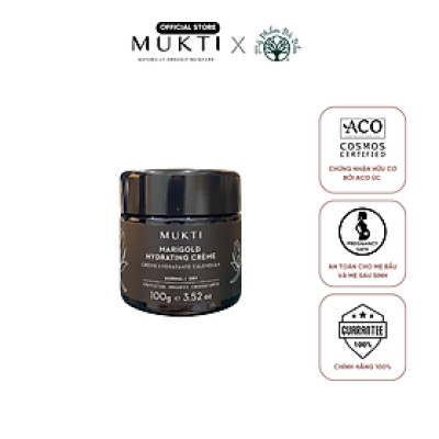 Kem Dưỡng Ẩm Chuyên Sâu, Phục Hồi Màng Ẩm Hữu Cơ Cao Cấp Mukti Marigold Hydrating Creme 100g