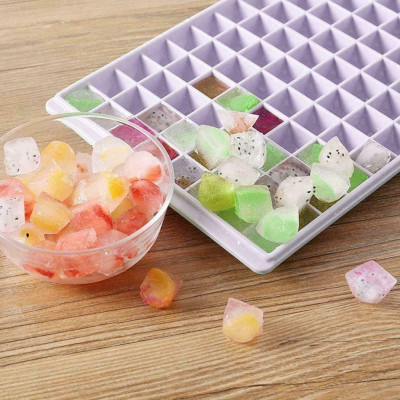 Combo 2 Khay Làm Đá Silicon 96 ô khay làm thạch rau câu 96 viên nhựa cao cấp