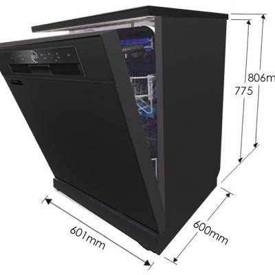 Máy Rửa Bát 13 Bộ LORCA TA 918DWB Hàng Chính Hãng Nhập Khẩu Cao Cấp Hiệu Suất Cao Chống Ồn Tiết Kiệm Điện