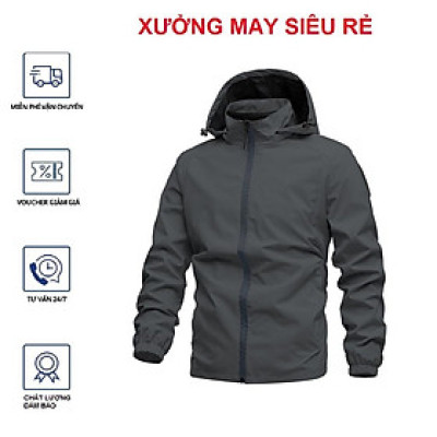 Áo gió 2 lớp LÓT LƯỚI CÓ NÓN THÁO RỜI mẫu mới mẫu mới-A1057