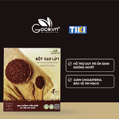Bột gạo lứt nguyên chất GOCE - 150g (15 gói x 10g) ST