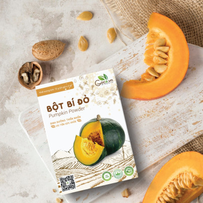 Bột bí đỏ nguyên chất Goce - 72g (24 gói x 3g)