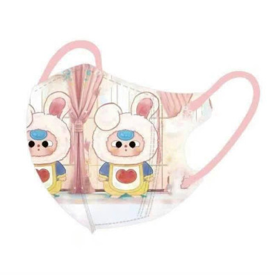 SET 50 Chiếc Khẩu Trang 5d Baby Three, Kháng Khuẩn, Dễ Thương Cho Bé - giao họa tiết ngẫu nhiên
