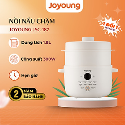Nồi nấu chậm Joyoung JSC-187 - Dung tích 1.8L, Công suất 300W - HÀNG CHÍNH HÃNG