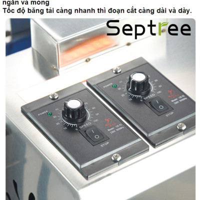 Máy thái rau củ, quả đa năng chuyên nghiệp - Dòng công nghiệp. Thương hiệu Mỹ cao cấp Septree - F46. Hàng chính hãng