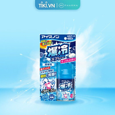 Xịt Phun Sương Mát Lạnh Sâu Tức Thì Ice Non Hakugen Earth Hương Xà Bông Nhật Bản (95ml)