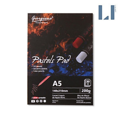 Sổ vẽ, giấy vẽ sáp màu khổ A4/ A5/ nhiều kích cỡ Giorgione