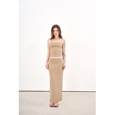 DOTTIE - Chân váy thun vải sần - S0179