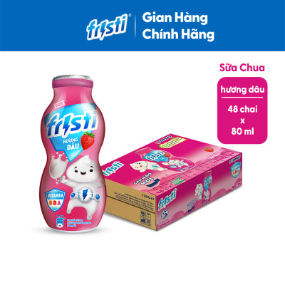 Thùng Fristi Hương Dâu 48x80ml