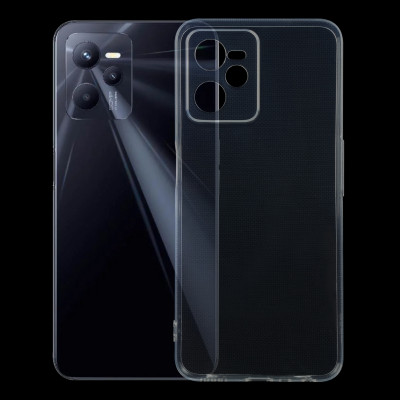 Ốp lưng silicon dẻo cho Oppo Realme C35 hiệu Ultra Thin trong suốt mỏng 0.6mm độ trong tuyệt đối chống trầy xước - Hàng nhập khẩu