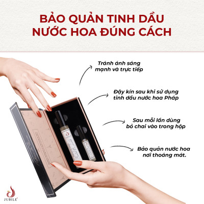 Santal by Jubilé - Tinh dầu nước hoa Pháp nữ Dạng lăn 12ml Thơm Lâu, Sang Trọng, Quyến Rũ