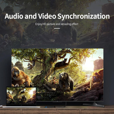 Bộ chuyển đổi VENTION  DP sang HD 1080P DisplayPort to HD Converter Male to Female for Desktop TV Displayer with 15cm / 5.91in