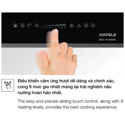Bếp từ 2 vùng nấu Hafele HC-I7325B 533.09.979 | Xuất xứ Đức | Hàng chính hãng | Bảo hành chính hãng