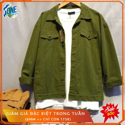 Áo Khoác Kaki Nam Nữ Hàn Quốc Form Rộng Vải Jean Kaki, Chống Năng, Chống Nhăn, Dễ Giặt Sạch, Nhanh Khô, Dành Cho Bạn Trẻ Năng Động, Nhiều Màu Phù Hợp Với Môi Trường Công Sở, Đi Chơi, Cafe Hoặc Đi Dạo.