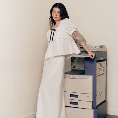 DOTTIE - Váy lụa midi - S0279