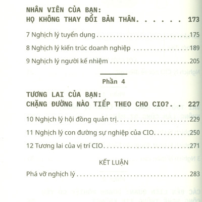 Nghịch Lý CIO  - Hóa Giải Các Mâu Thuẫn Của Lãnh Đạo IT (The CIO Paradox - Batting the Contradictions of IT Leadership) - Martha Heller; Vũ Cẩm Thanh dịch