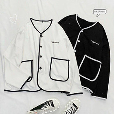 ÁO KHOÁC NỈ CARDIGAN MAY VIỀN ẤN TƯỢNG Y HÌNH