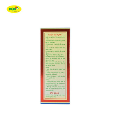 Siro Ho Hen PQA Hỗ Trợ Thông Thoáng Đường Thở Cho Người Hen Suyễn Hộp 125ml