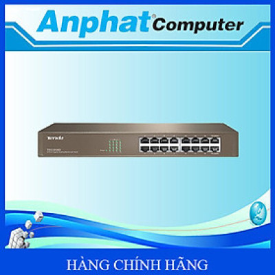 Bộ Chia Tín Hiệu Để Bàn 16 Cổng Tenda TEG1016D 10/100/1000Mbps - Hàng Chính Hãng