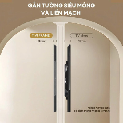 Smart tivi 65 inch Qled 4K tivi Khung Tranh Google Frame tivi coocaa 65LN7000G - HÀNG CHÍNH HÃNG - CHỈ GIAO HCM