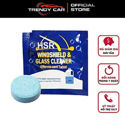 [TÚI 50V] Viên Sủi Rửa Kính - Nước Rửa Kính Ô Tô -  Vệ Sinh Nhà Cửa, Lau Gương - Viên Nén, Nhỏ Gọn, Tiết Kiệm 1v = 4 Lít